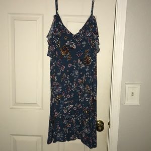 Cold shoulder minidress